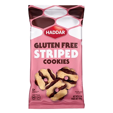 COOKIES - STRIPED COOKIES 190G HADAR G/F K/P